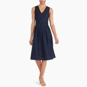 J.Crew Factory Wrap Top Dress in Organic Cotton